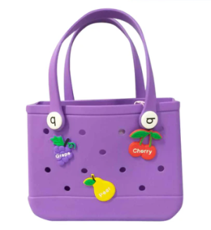 螢幕擷取畫面 2025-04-14 154111 Purple Big Water Proof Silicon Tote Bag